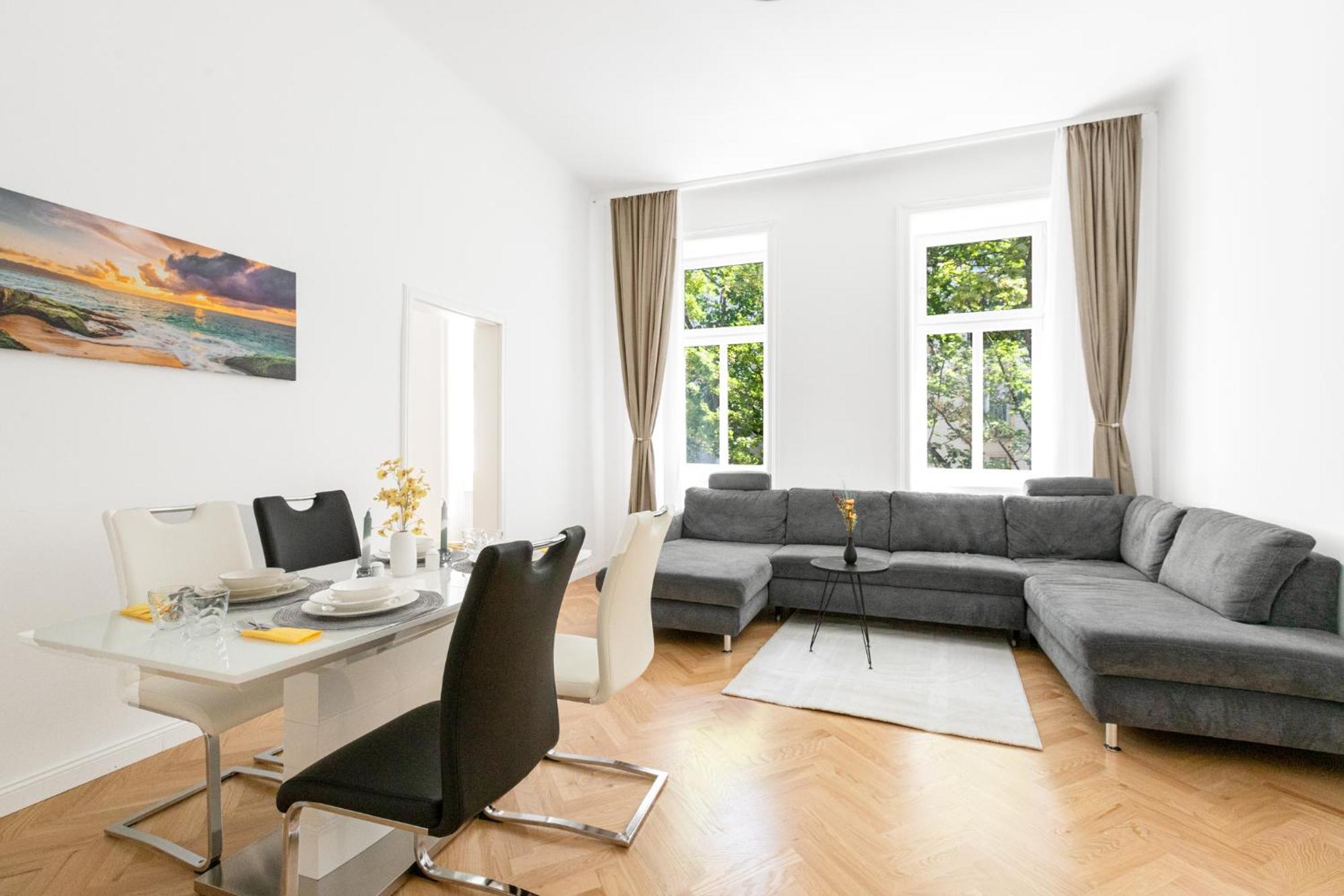 Stilvolle 2 Zimmer Apartment Im Wiener Altbaustil Nahe Donaukanal Экстерьер фото